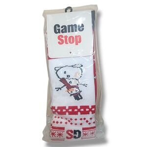 GameStop Christmas Socks Holiday Crew Novelty Winter New One Size